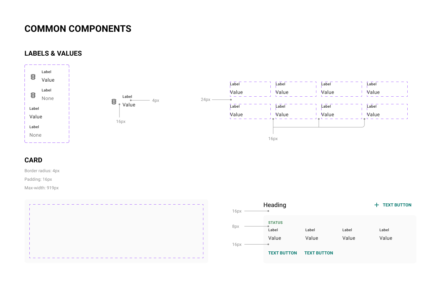 Brain in Hand common components documentation